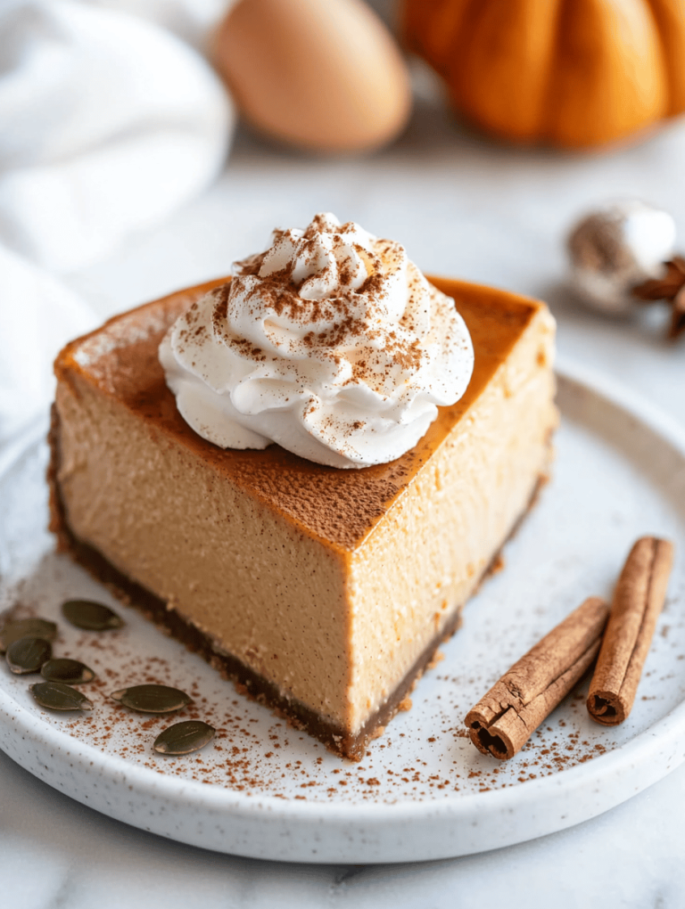 Spiced Pumpkin Cheesecake: A Cozy Fall Masterpiece
