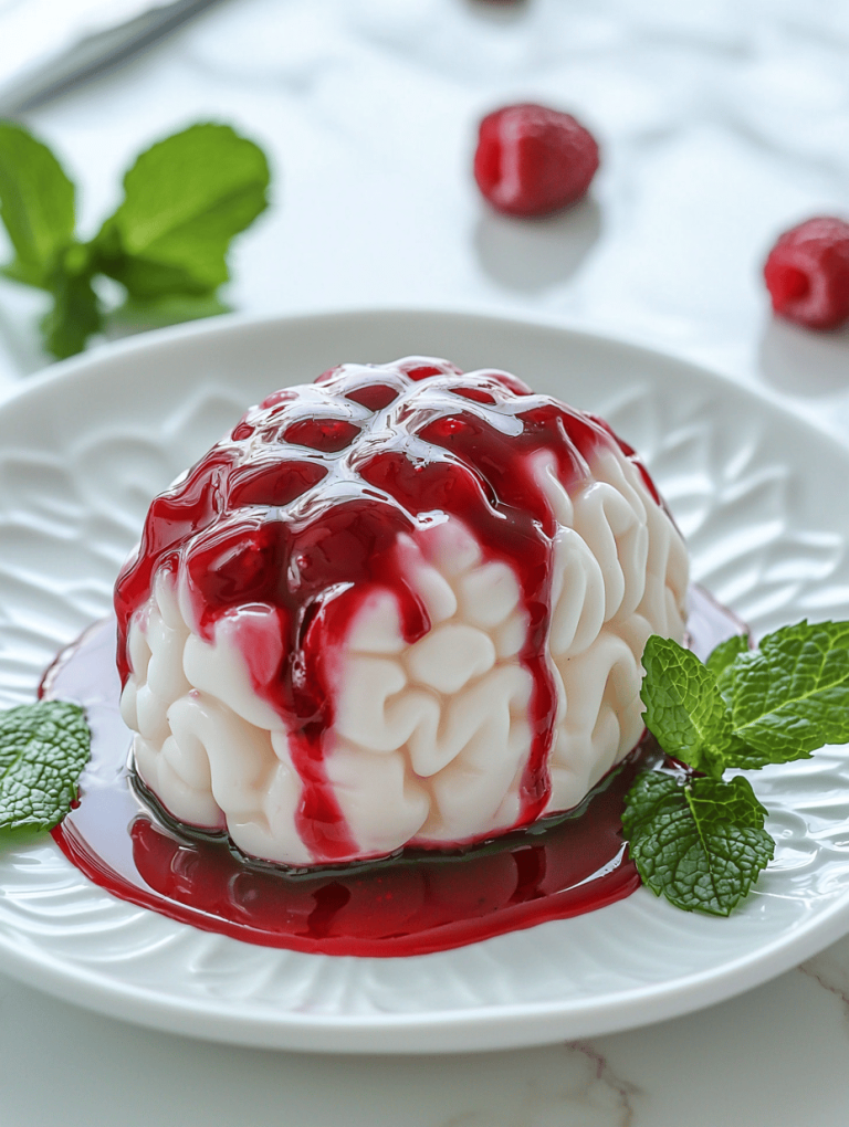 The Spookiest and Funkiest Halloween Brain Jello Mold