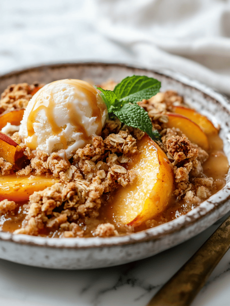 The Secret Society of Peach Crumble Enthusiasts
