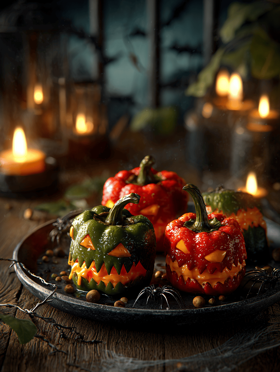 Spooky Stuffed Peppers: A Haunted Twist on a Classic