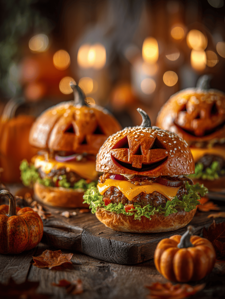 Jack O’ Lantern Burgers: A Spooky Good Twist on Comfort Food