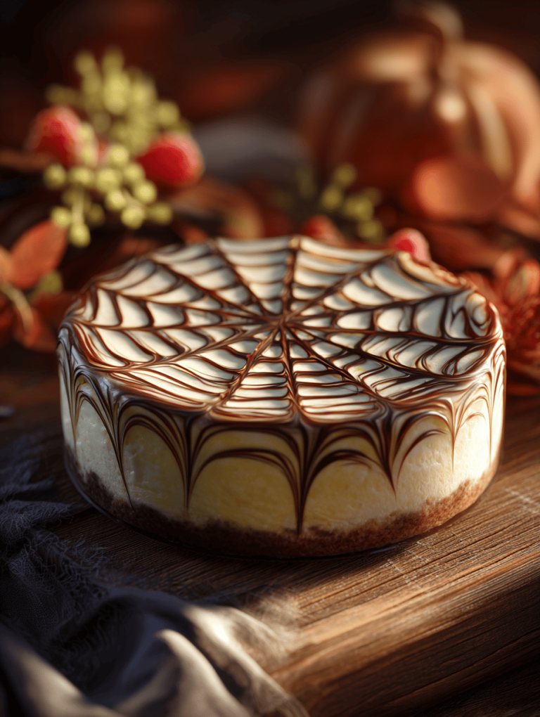 Spiderweb Cheesecake: The Deliciously Chaotic Dessert You Didn’t Know You Needed