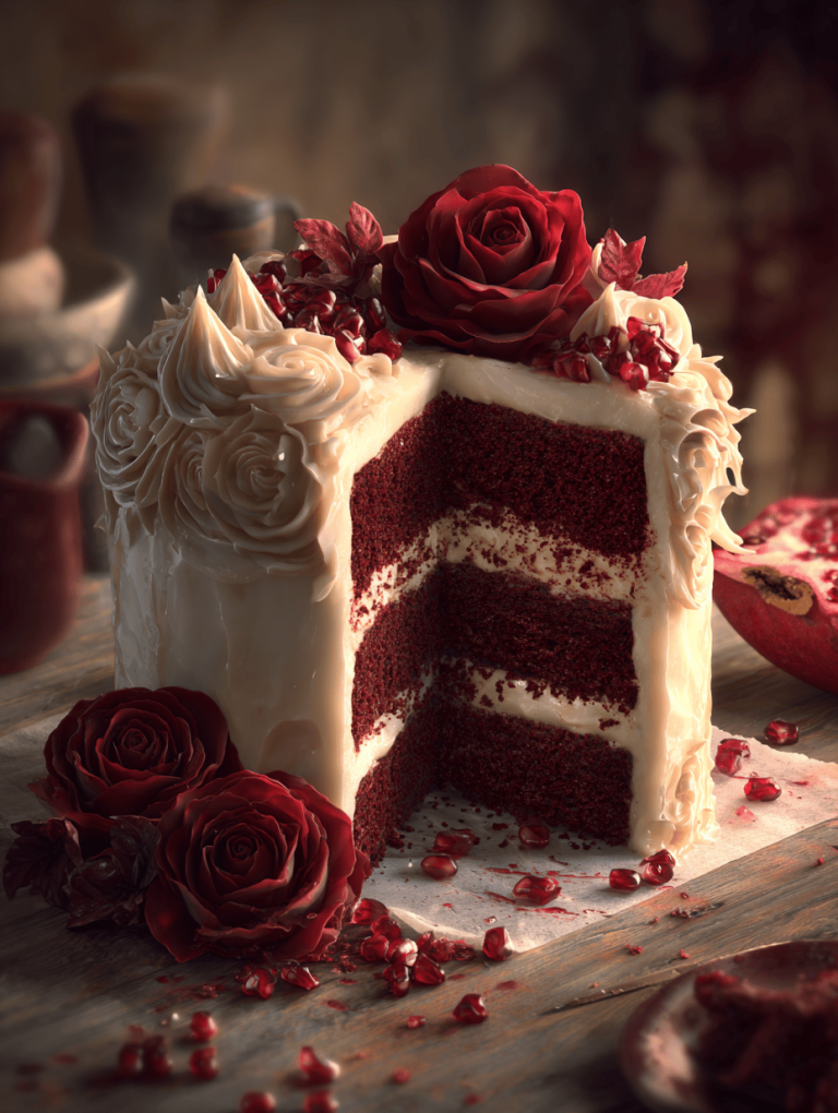 Bloody Red Velvet Cake: A Dark, But Delightful Celebration of Contrast