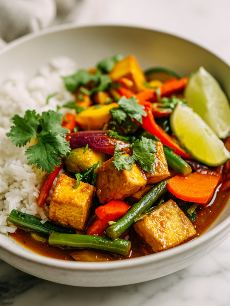 Tofu Vegetable Curry Recipe