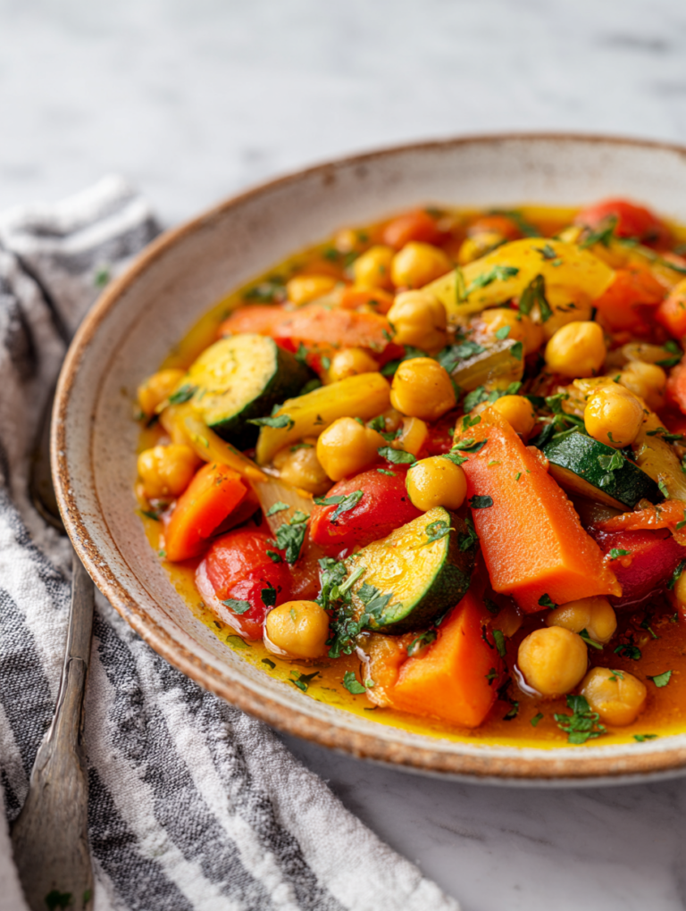 Chickpea Vegetable Tagine Recipe