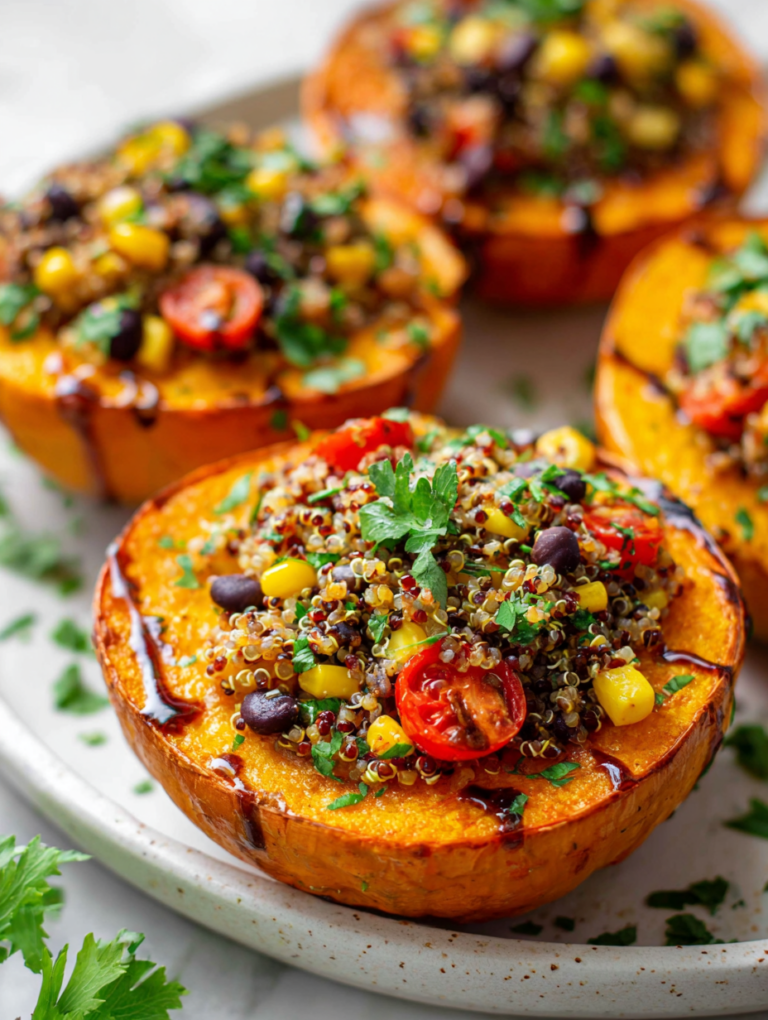 Vegan Stuffed Squash Recipe