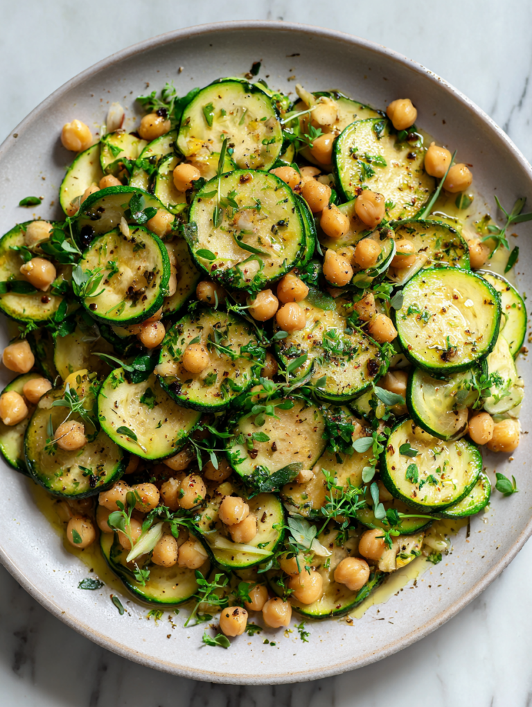 Chickpea Zucchini Skillet Recipe