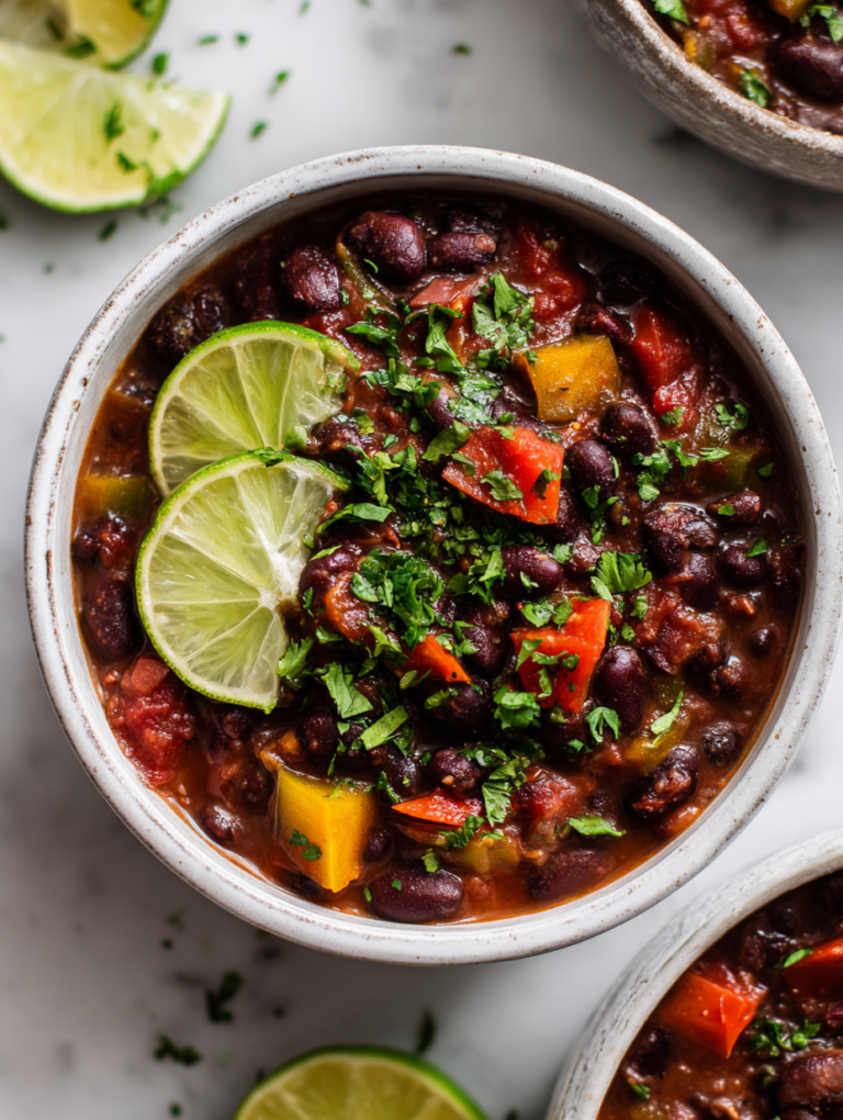 Vegan Black Bean Stew Recipe