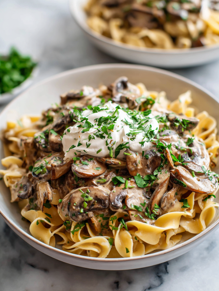 Vegan Mushroom Stroganoff Recipe