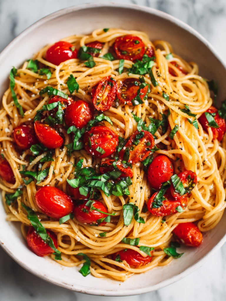 Vegan Tomato Basil Pasta Recipe
