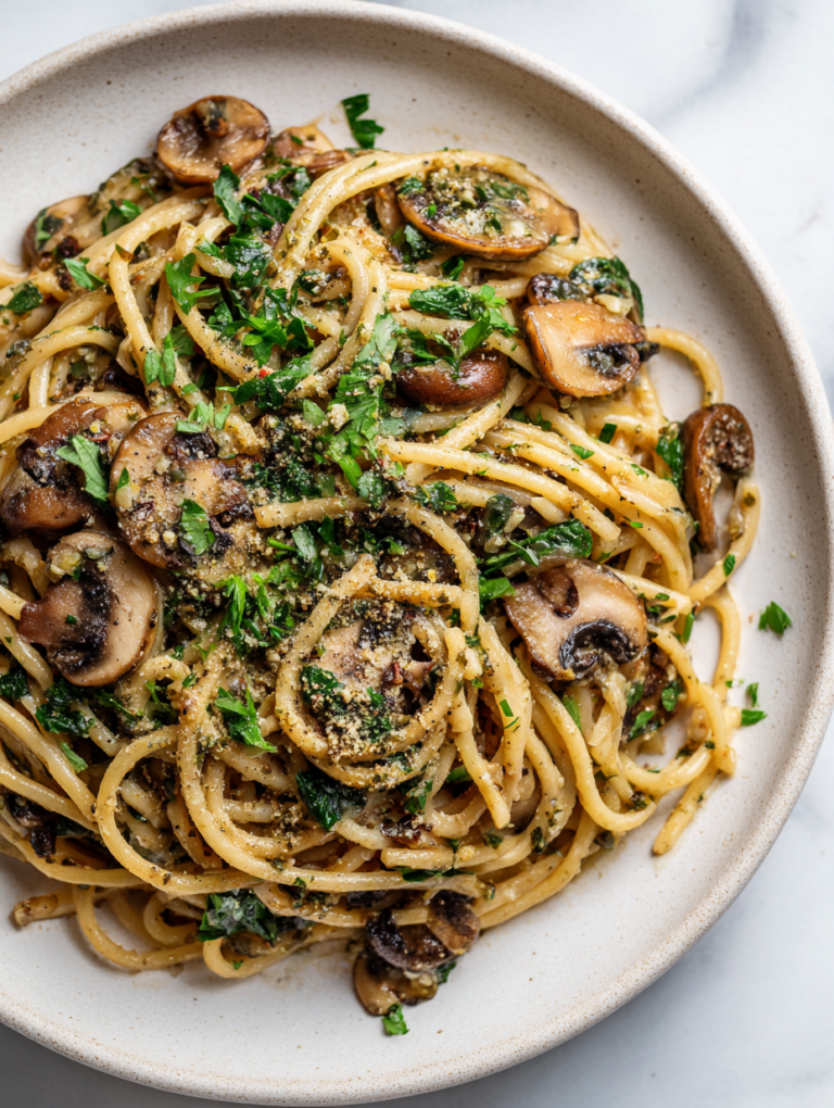 Vegan Mushroom Pasta Recipe