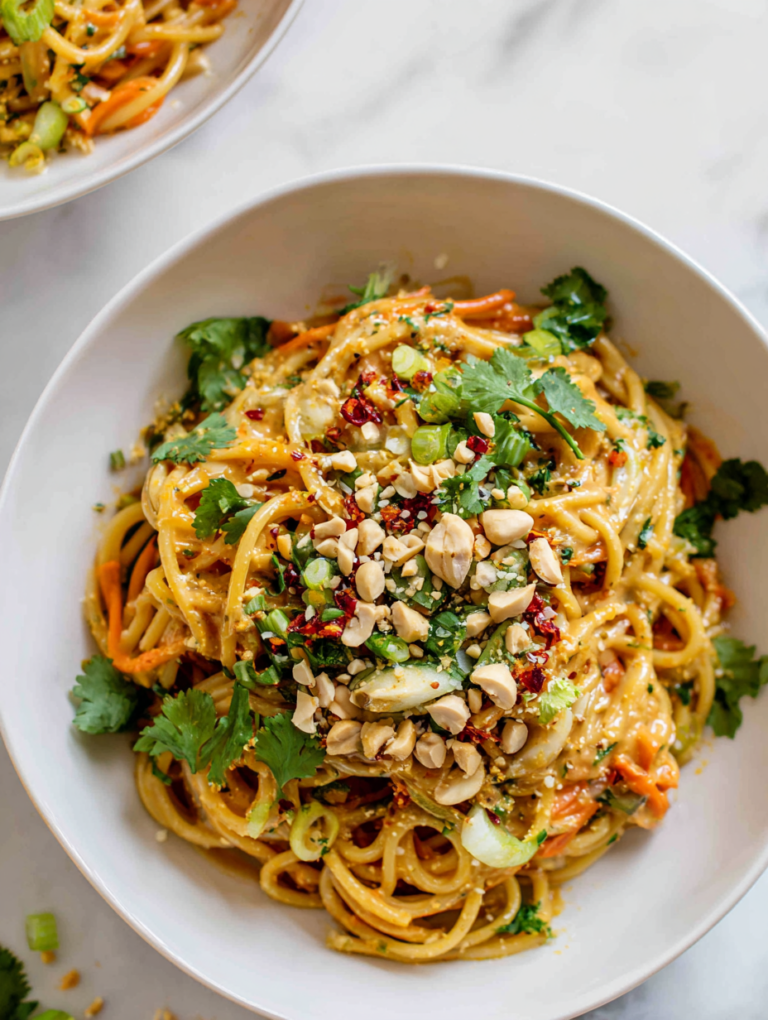 Vegan Peanut Noodles Recipe